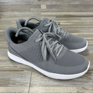 Kizik Lima Hands Free Men’s Size 11 Gray Knit Slip On Sneakers Shoes Unisex